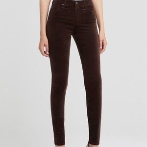 NWT AG Farrah High Rise Skinny Velvet Jeans